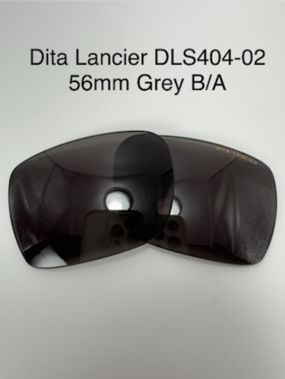Dita Lancier DLS404-02 Sunglasses Replacement Lenses 56mm Grey New